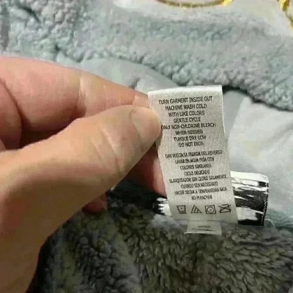 Harry Potter One Piece Pajamas Women Small Soft Fleece Wizard World Gray - Picture 5 of 8